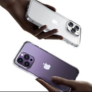 iPhone 14 pro max clear case plus screen protector